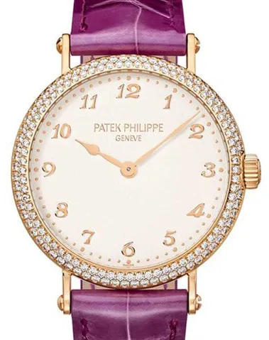 Patek Philippe Calatrava 7200/200R-001 34.5mm Rose gold Silver