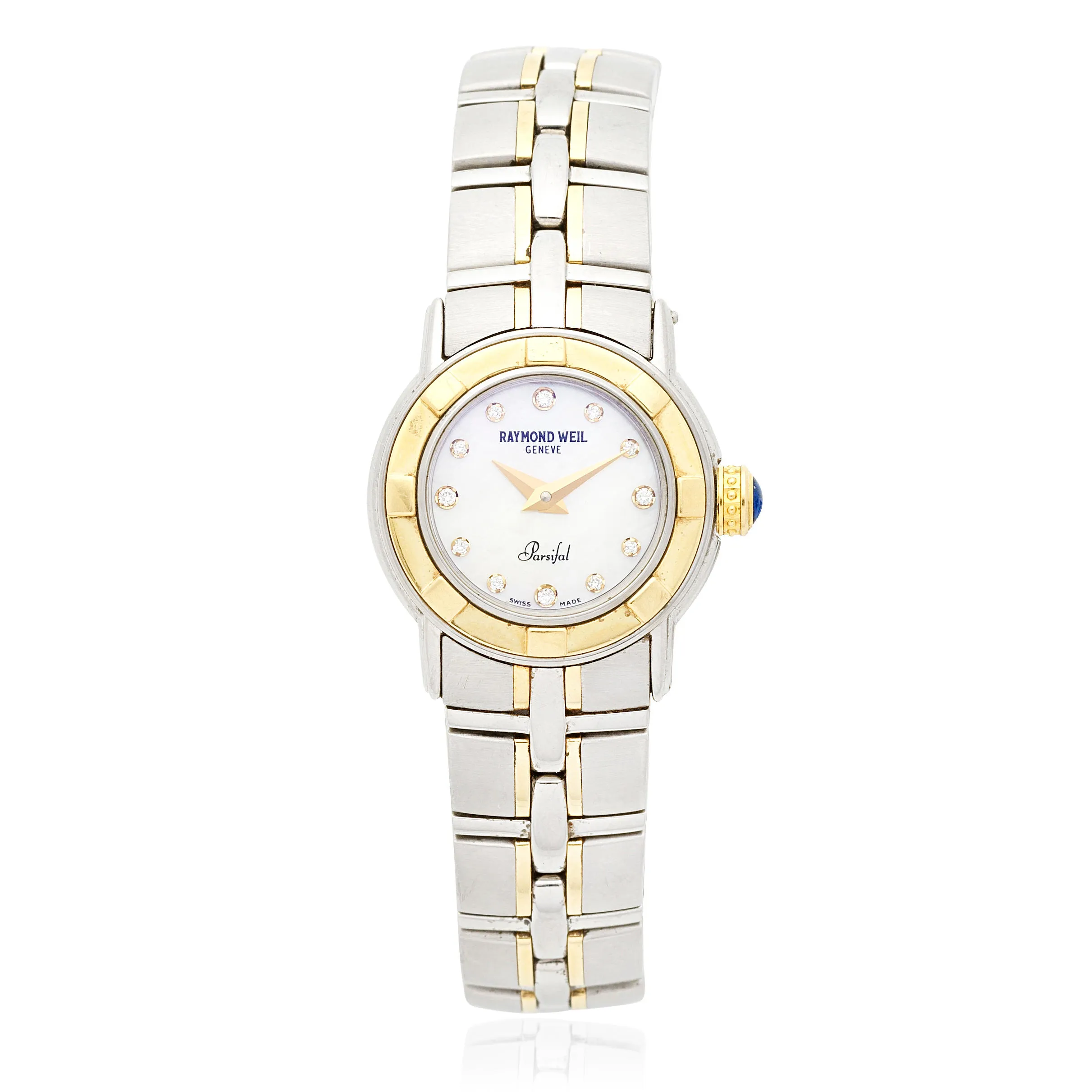 Raymond Weil Parsifal 9640 22mm Yellow gold Mother-of-pearl