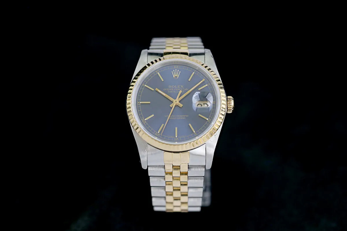 Rolex Datejust 36 16233 36mm Yellow gold Champagne