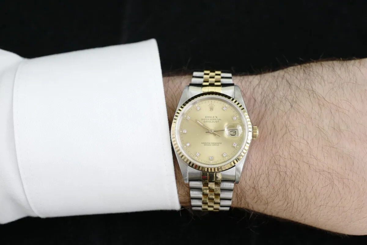 Rolex Datejust 36 16233 36mm Yellow gold Champagne 1