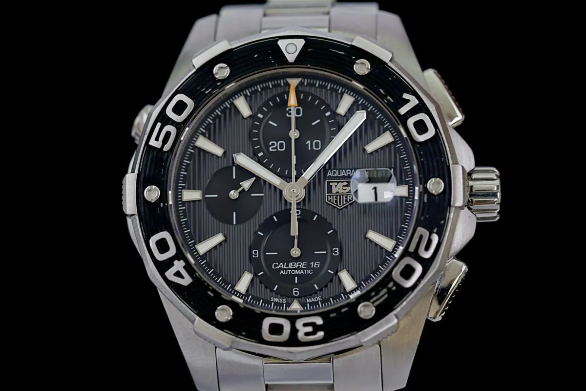 TAG Heuer Aquaracer CAJ2110 44mm Stahl Schwarz 2