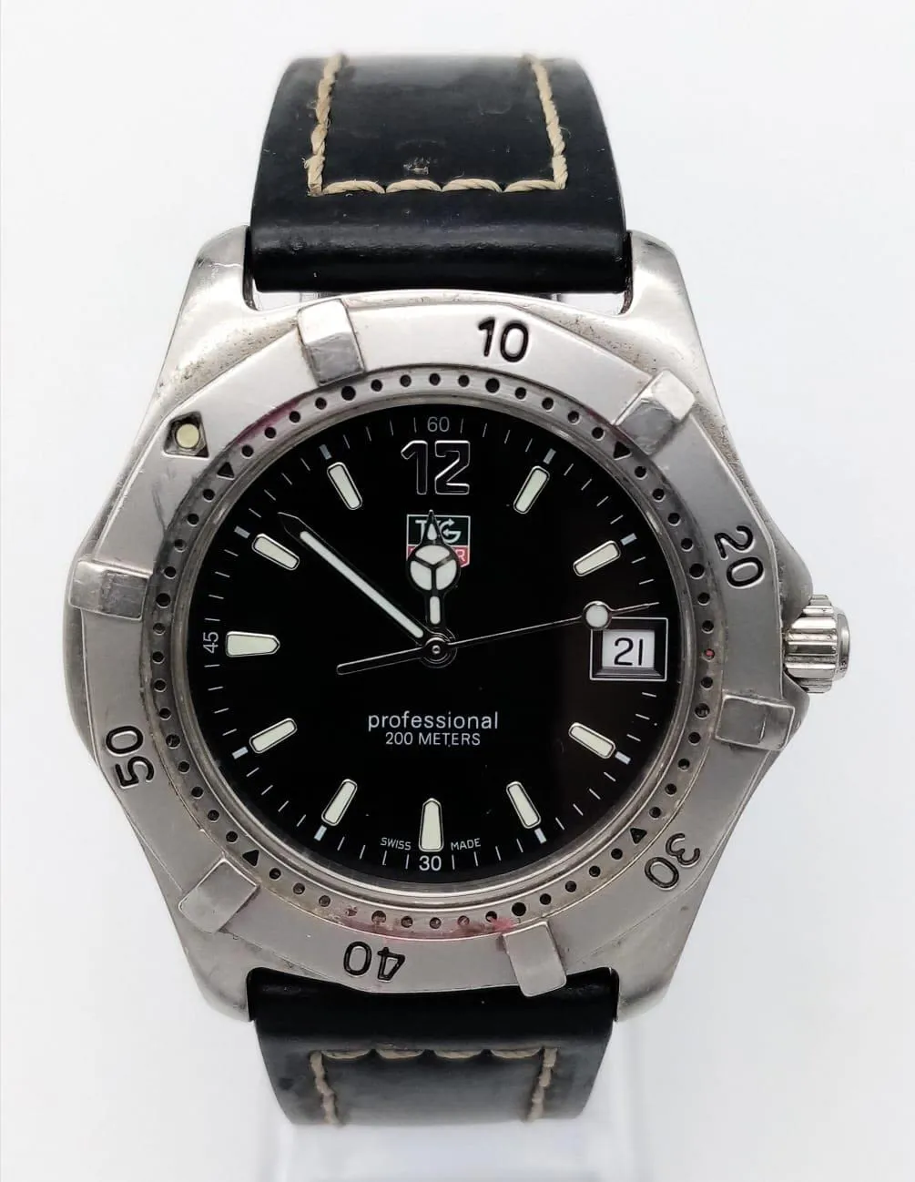 TAG Heuer Professional 36mm Stainless steel Black