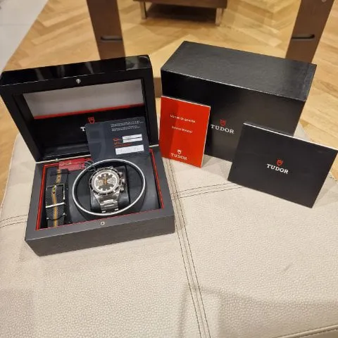 Tudor Heritage Chrono 70330N 42mm Stainless steel Black