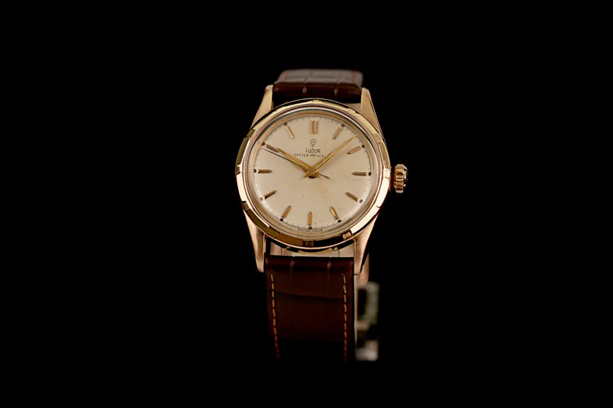 Tudor Prince 7944 37mm Rose gold Silber