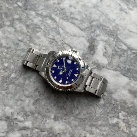 Tudor Submariner 75190 36mm Stainless steel Blue