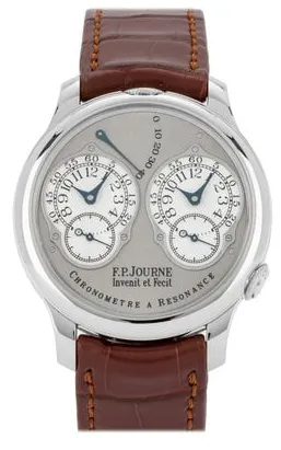 F.P. Journe Chronomètre à Résonance S-RN PT 40 A SI 40mm Platinum Grey