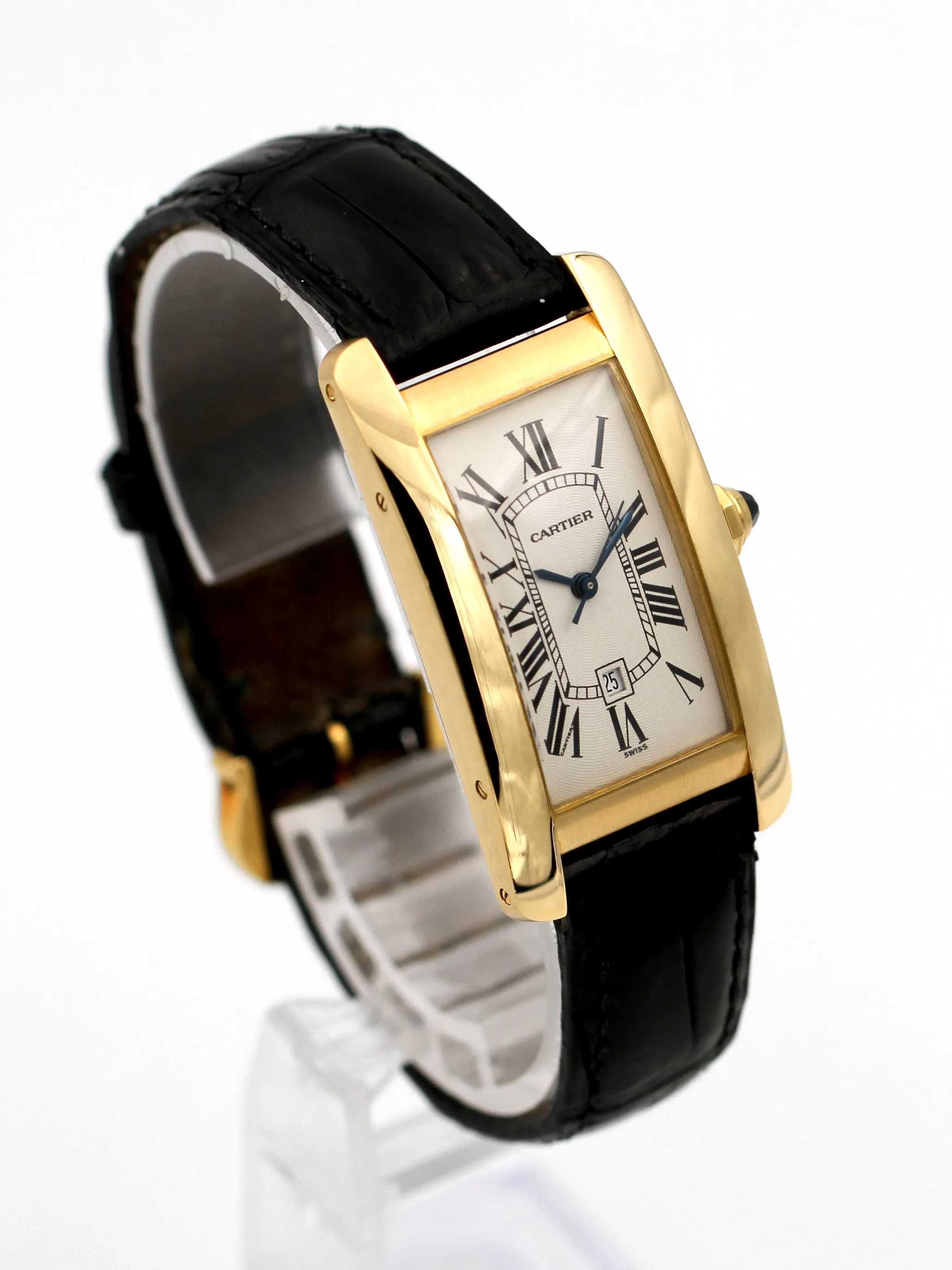 Cartier Tank Américaine 1725 41mm Yellow gold White 2