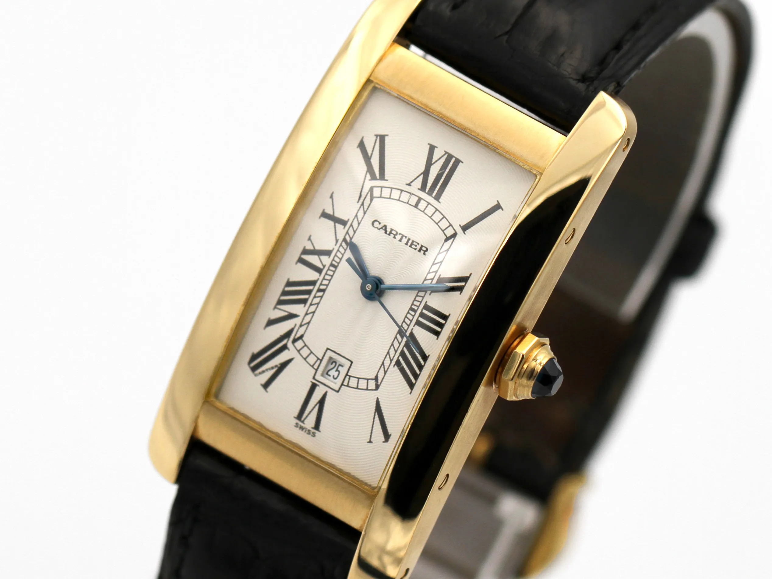 Cartier Tank Américaine 1725 41mm Yellow gold White 3