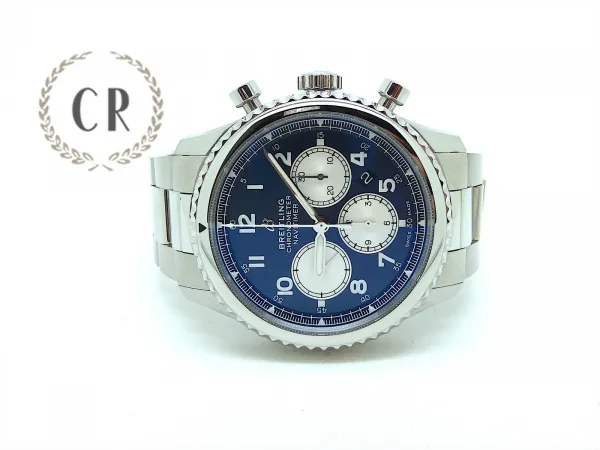 Breitling Aviator 8 AB0117 43mm Stainless steel Blue