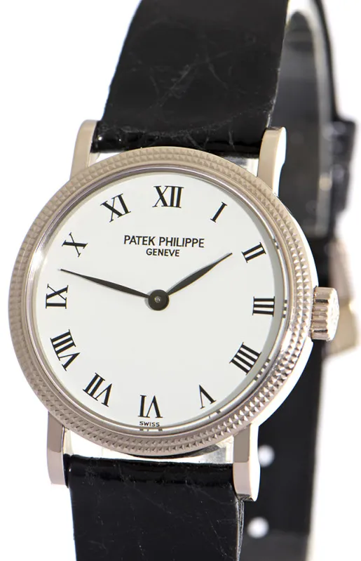 Patek Philippe Calatrava 4809 25mm White gold Porcelain