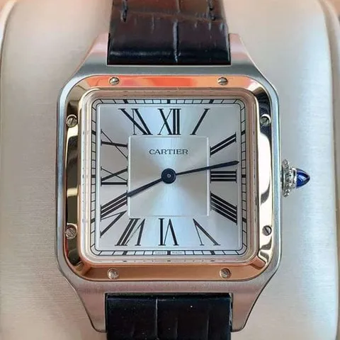 Cartier Santos Dumont W2SA0011 43.5mm Stainless steel Silver