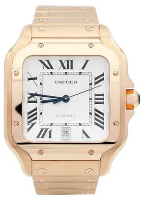 Cartier Santos WGSA0018 40mm Rose gold Silver