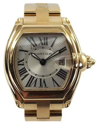 Cartier Roadster 2676 31mm Yellow gold White