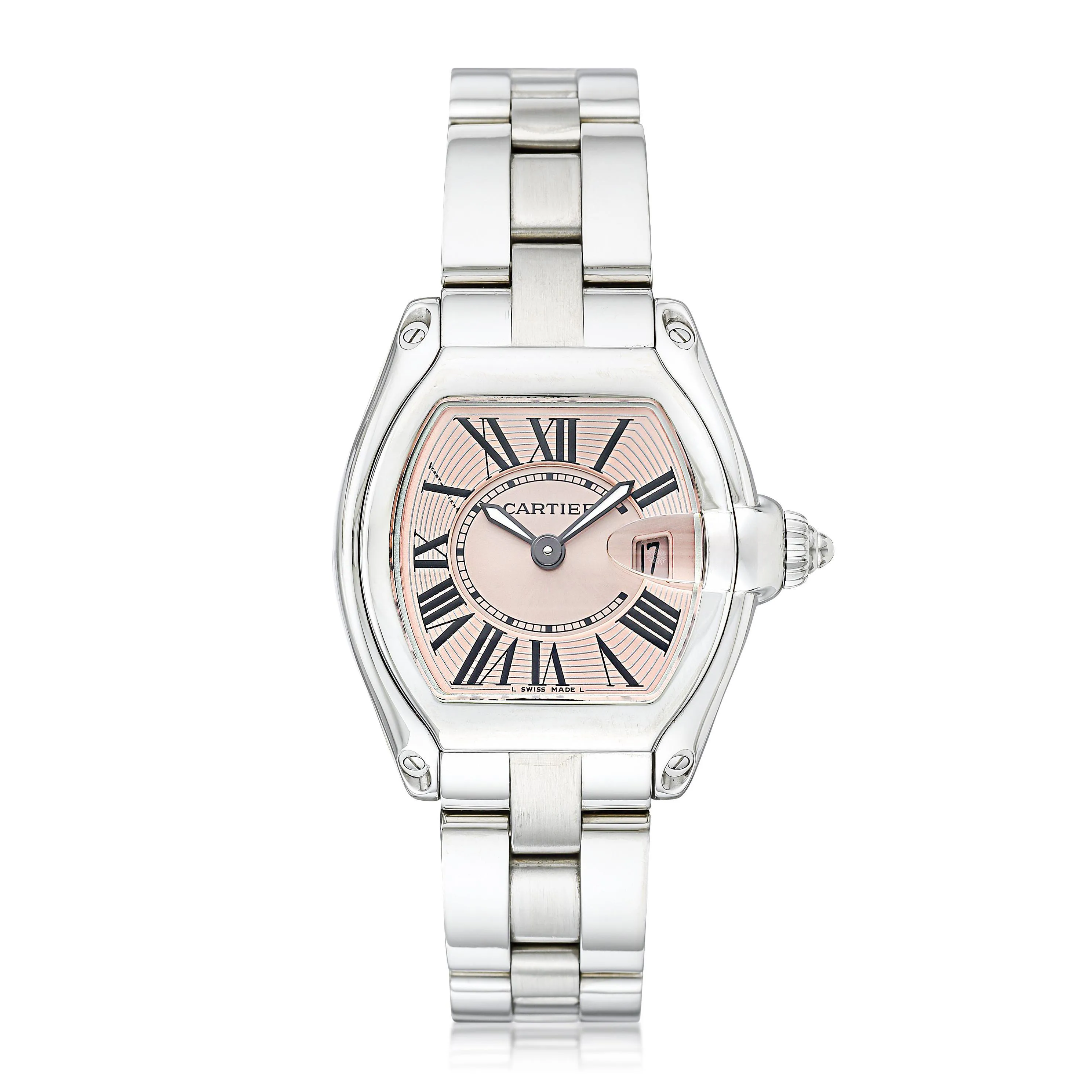 Cartier Roadster 2675 30mm Stainless steel Rose