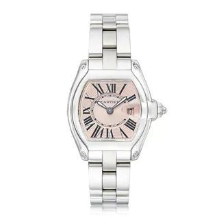 Cartier Roadster 2675 Stainless steel Pink