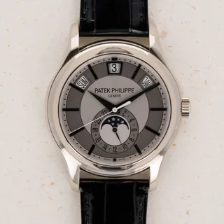 Patek Philippe Annual Calendar 5205G-010 White gold Black