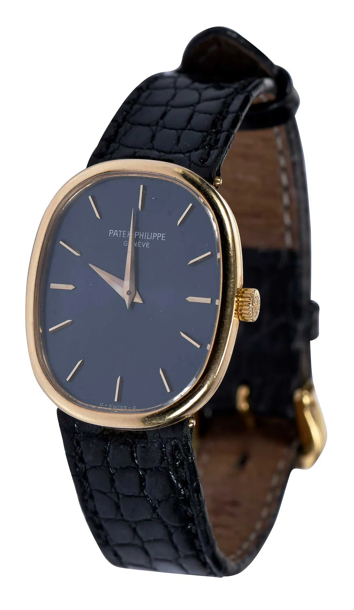 Patek Philippe Ellipse 27mm Yellow gold Blue