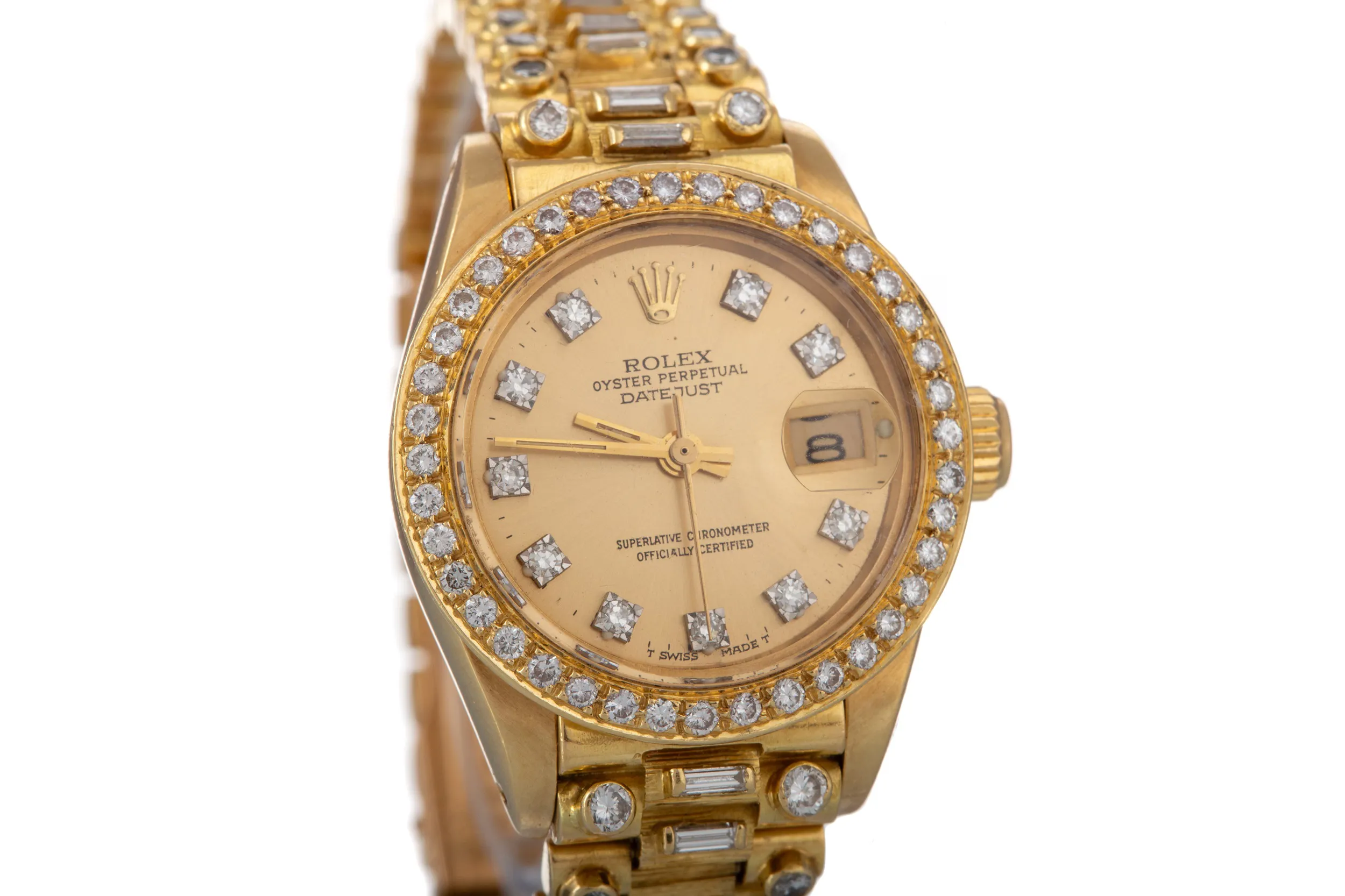 Rolex Lady-Datejust 6927 26mm Yellow gold Champagne