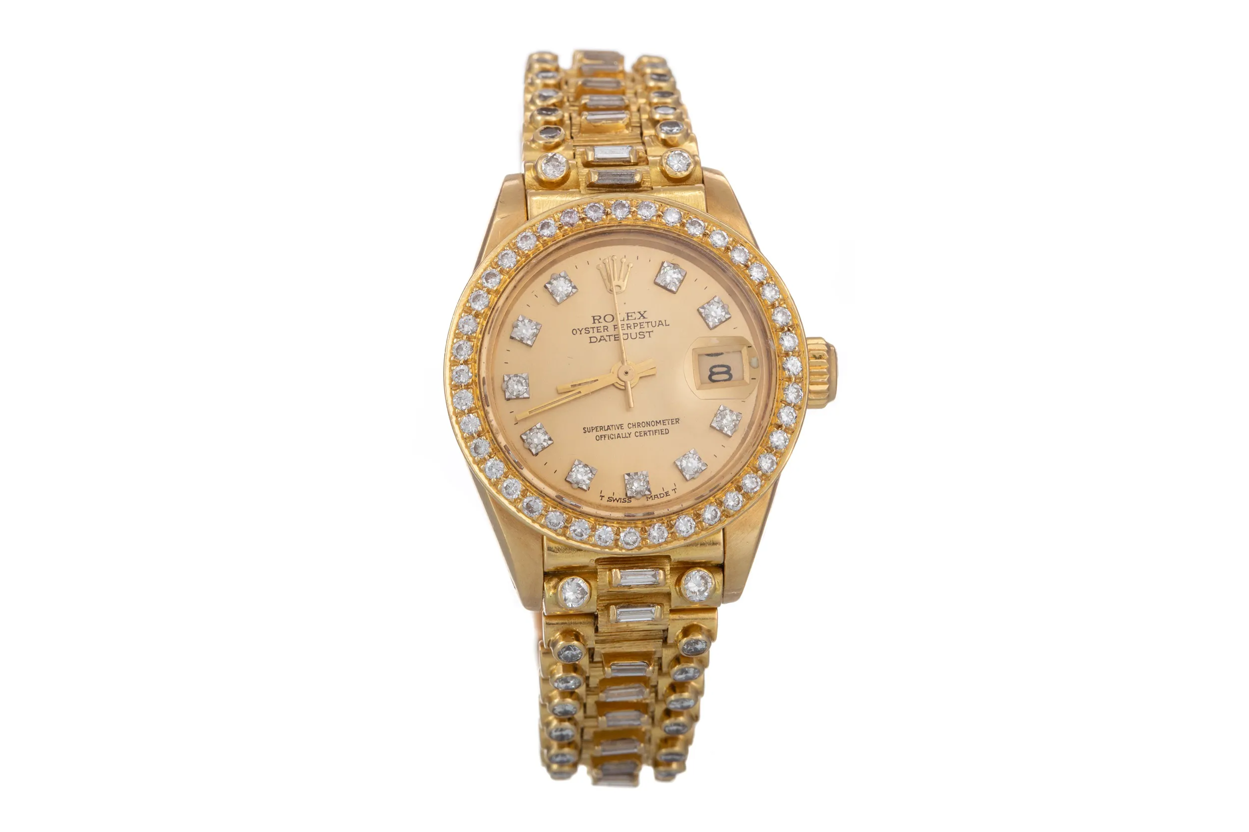 Rolex Lady-Datejust 6927 26mm Yellow gold Champagne 3