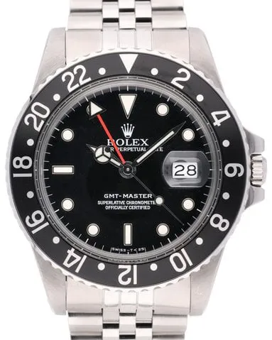 Rolex GMT-Master 16750 40mm Stainless steel Black