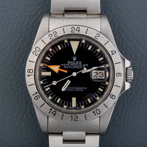 Rolex Explorer II 1655 40mm Stainless steel Black