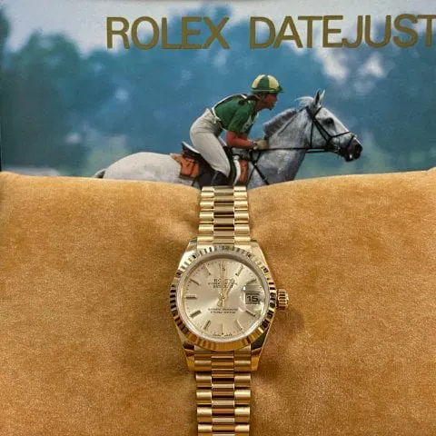 Rolex Lady-Datejust 69178 26mm Yellow gold Champagne