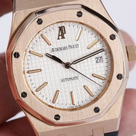 Audemars Piguet Royal Oak 15300OR.OO.D088CR.02 39mm Rose gold Silver