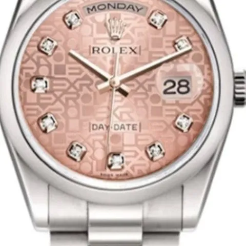 Rolex Day-Date 36 118209 36mm White gold Rose