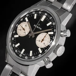 Zenith Chronograph 35mm Stainless steel Black