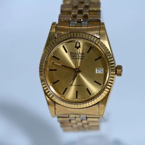 Bulova 36mm Stainless steel Gold