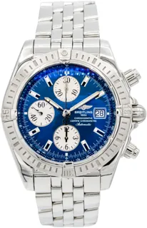 Breitling Chronomat A13356 Stainless steel Blue Baton