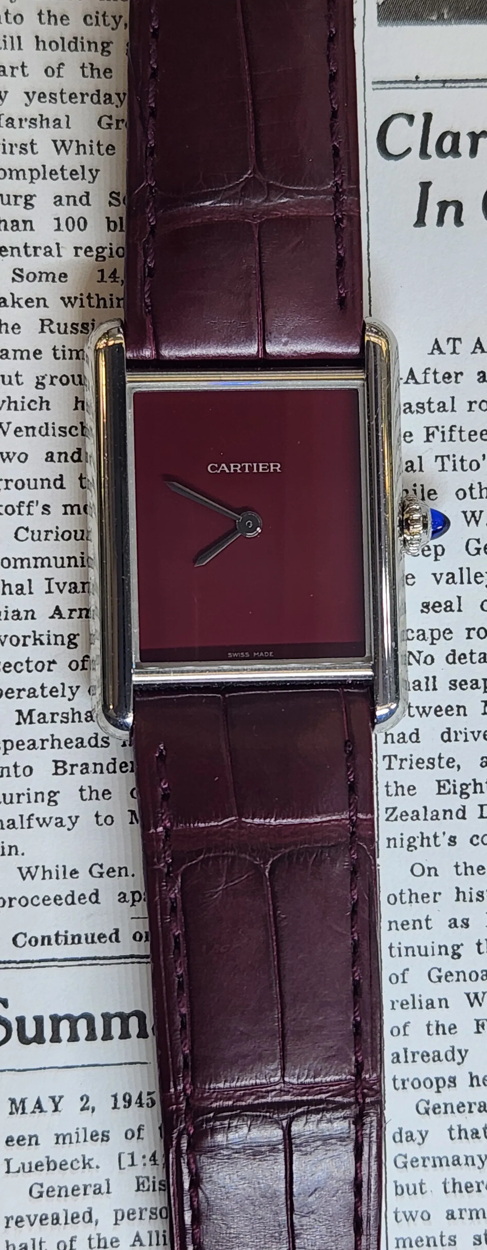 Cartier Tank Stainless steel