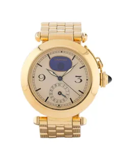 Cartier Pasha 30001 Yellow gold Beige