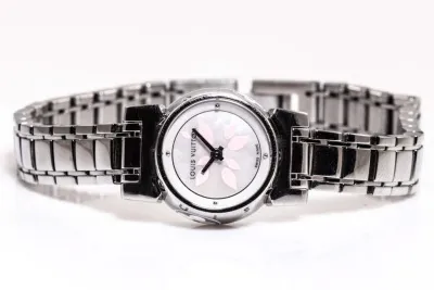 Louis Vuitton Tambour Q1512 18mm Stainless steel Mother-of-pearl