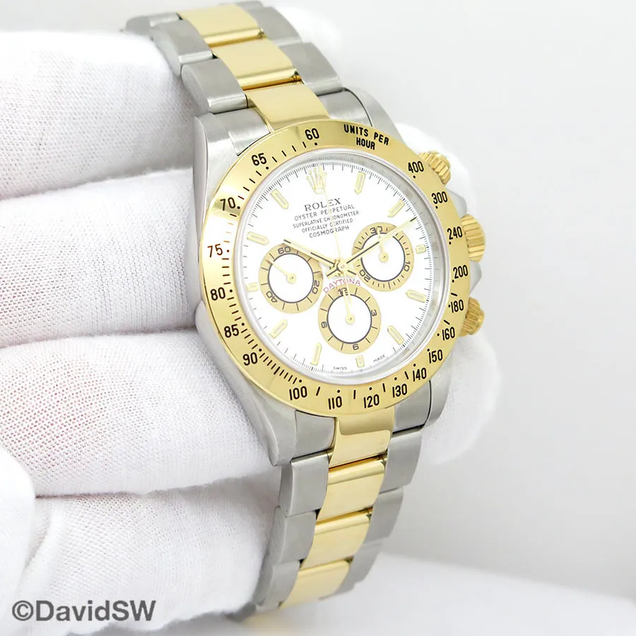 Rolex Daytona 16523 40mm 18K/SS White