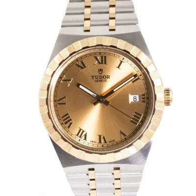 Tudor Royal 28503 38mm Yellow gold and stainless steel Gold