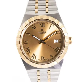 Tudor Royal 28503 Yellow gold and Stainless steel Golden