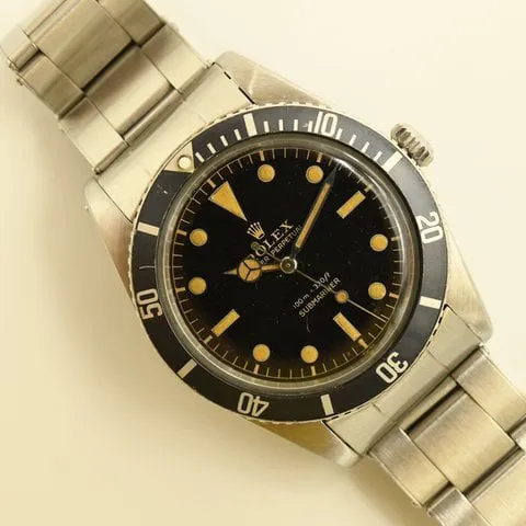 Rolex Submariner 6536 37mm Steel Black