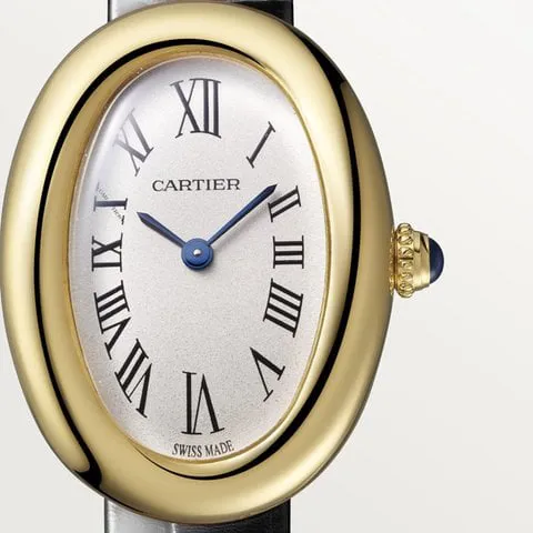 Cartier Baignoire WGBA0022 31mm Yellow gold Silver