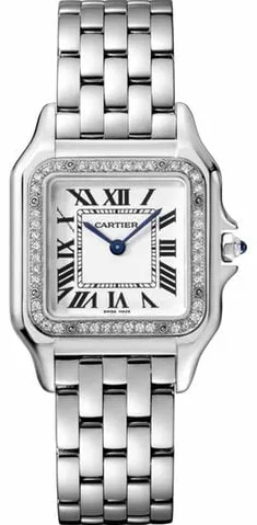 Cartier Panthère W4PN0008 27mm Stainless steel Silver