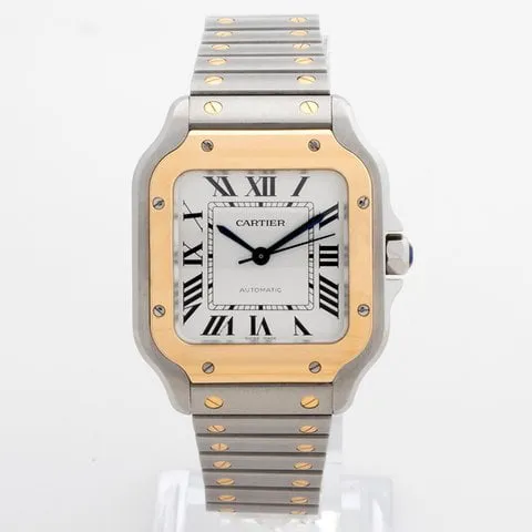 Cartier Santos W2SA0016 35mm Yellow gold and Stainless steel Silver