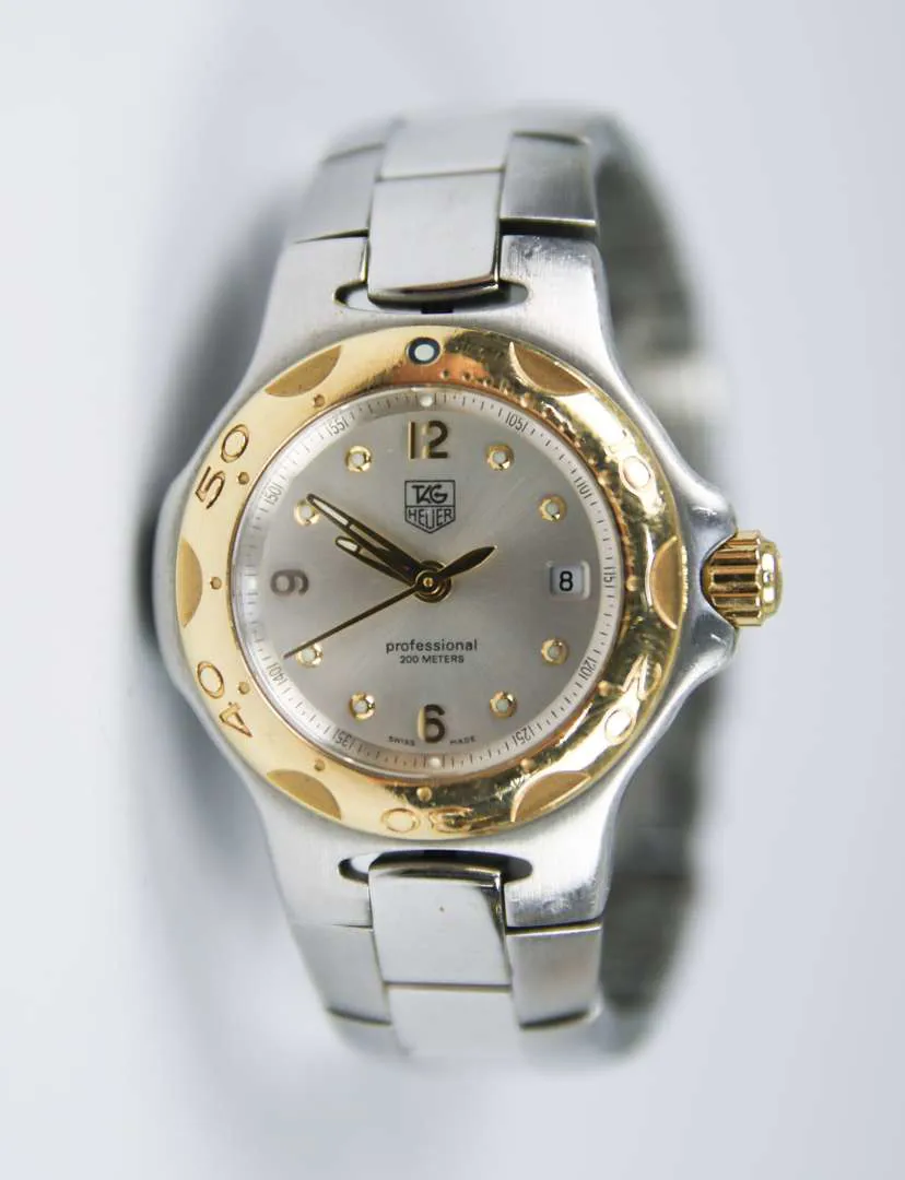 TAG Heuer Professional nullmm Yellow gold and stainless steel Silver