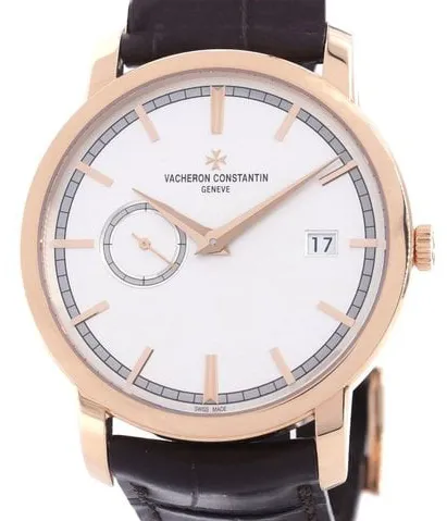 Vacheron Constantin Traditionnelle 87172/000R-9302 38mm Rose gold Silver