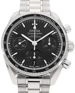 Omega Speedmaster 324.30.38.50.01.001 Stainless steel Schwarz