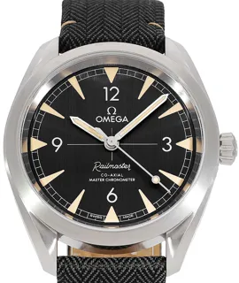 Omega Railmaster 220.12.40.20.01.001 Stainless steel Schwarz