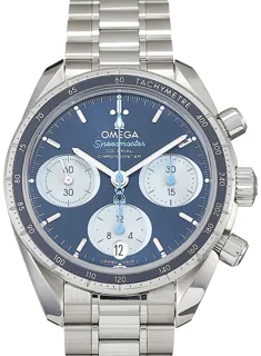 Omega Speedmaster 324.30.38.50.03.002 Stainless steel Blau