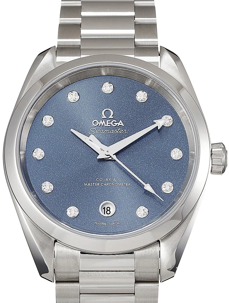 Omega Aqua Terra 220.10.38.20.53.001 38mm Edelstahl Blue