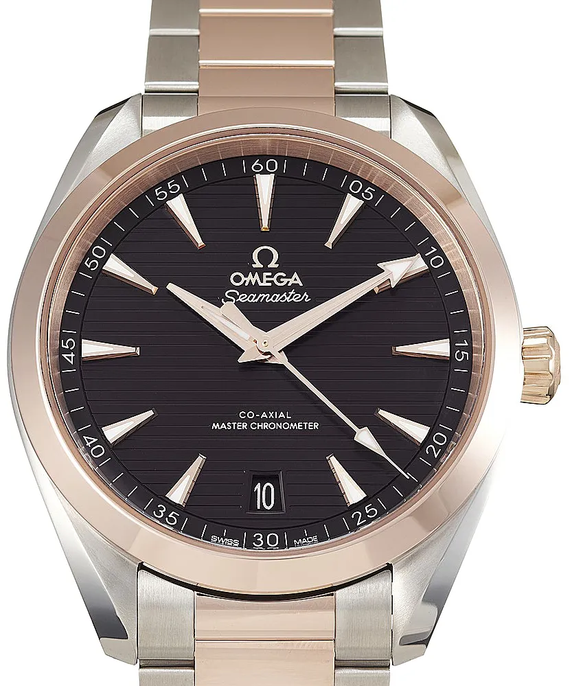 Omega Aqua Terra 220.20.41.21.06.001 41mm Rose gold Gray