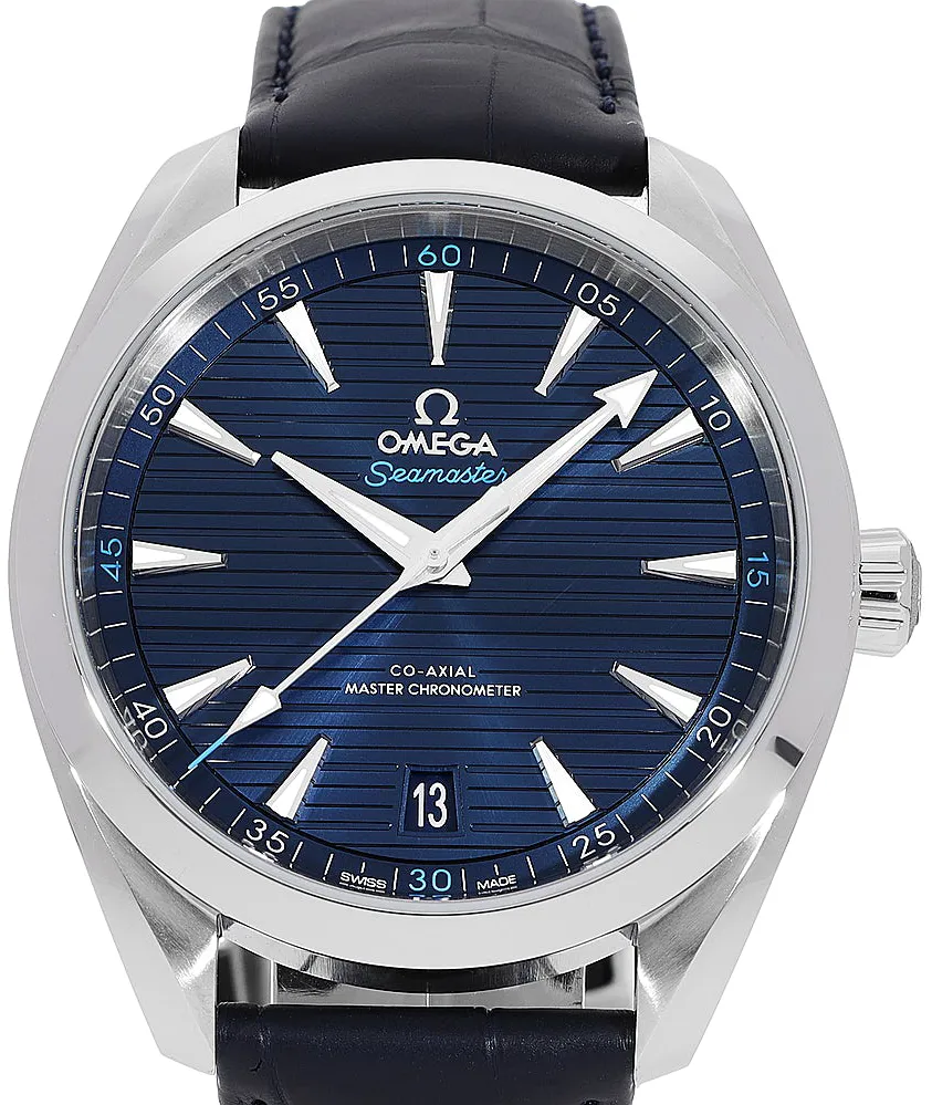 Omega Aqua Terra 220.13.41.21.03.001 41mm Edelstahl Blau