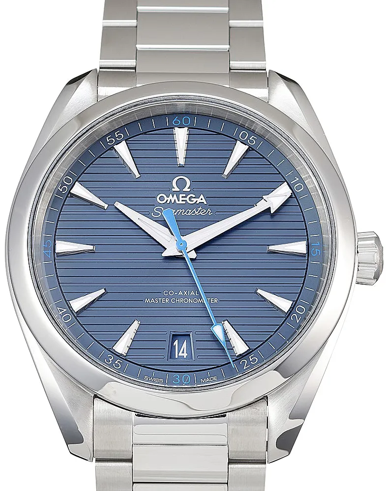 Omega Aqua Terra 220.10.41.21.03.002 41mm Edelstahl Blue